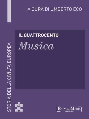 cover image of Il Quattrocento--Musica